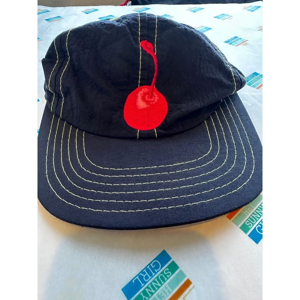 Vintage MTV Video Music Awards Hat Black Cherry Embroidered VMA Adjustable Cap
